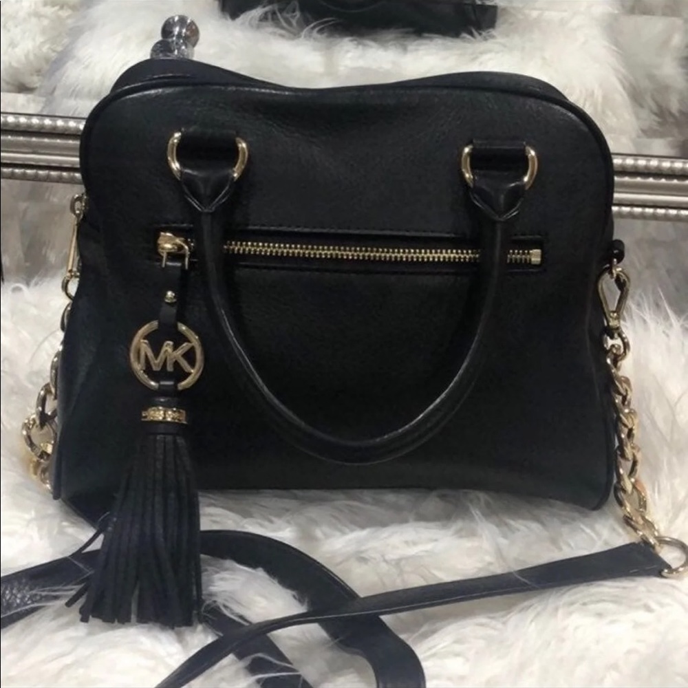 Michael Kors pebbled leather handbag